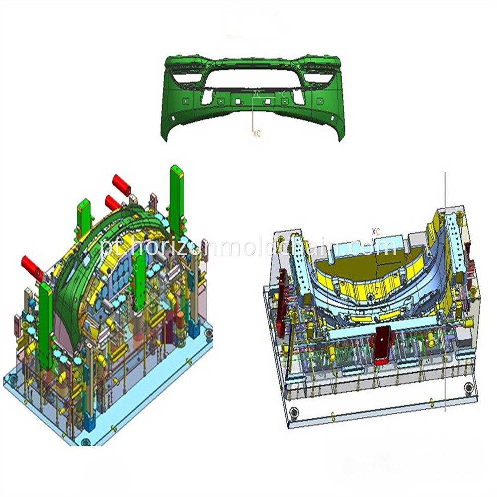 Large mold for car bumper 2